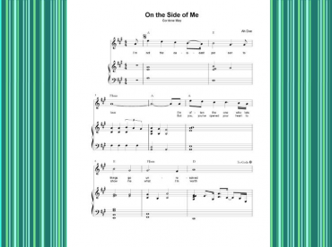 On The Side of Me Printable Piano Music