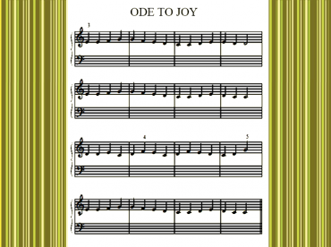 Printable Piano Music Sheets