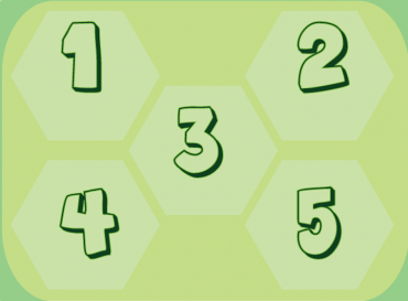 Green Preschool Printable Number Lesson
