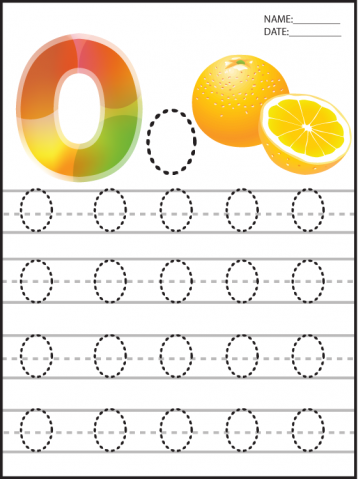 Letter O Printable Worksheets