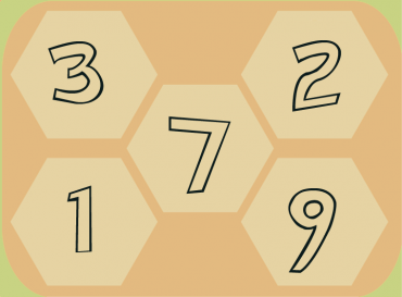 Orange Preschool Printable Number Lesson