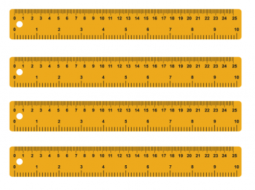 Colorful Printable Rulers