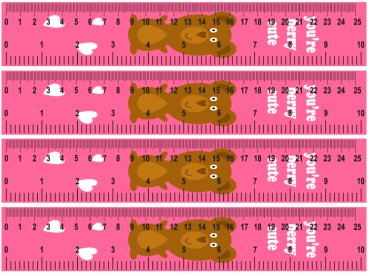 Printable Paper Ruler