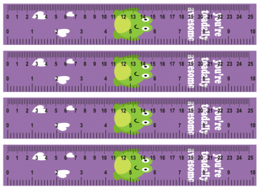 Printable Purple Ruler