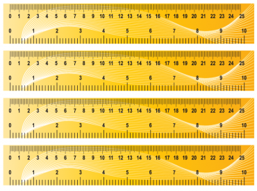 Yellow Wave Ruler Printable Crafts