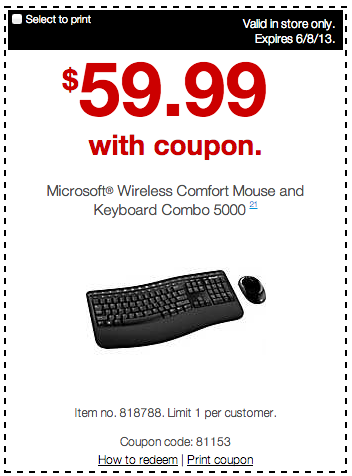 Printable Staples Keyboard Coupon