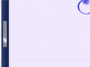 Blue Coffee Stain Printable Stationery