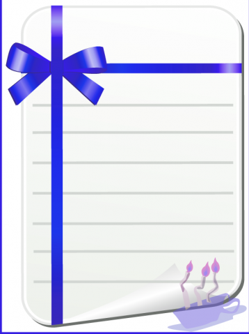 Printable Blue Stationaries 