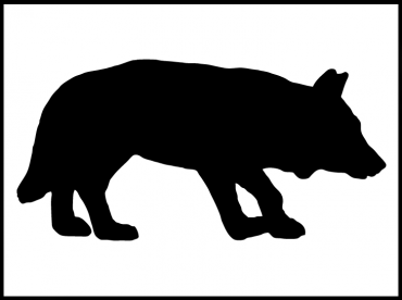 Wolf Stencil Printable Crafts