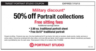 Target Military Discount Coupon