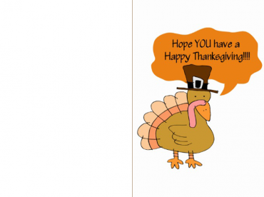 Printable Happy Thanksgiving Day Cards