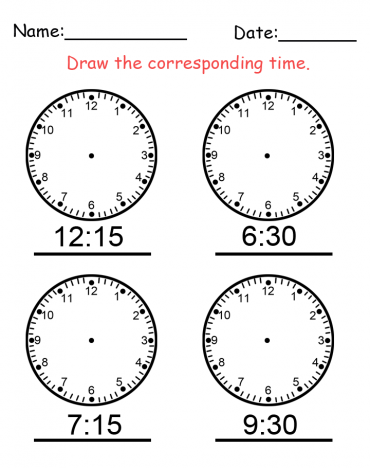 Printable Time Worksheets