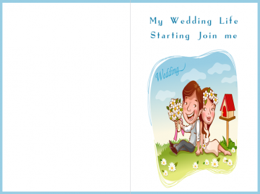 My Wedding Life Printable Wedding Invitations