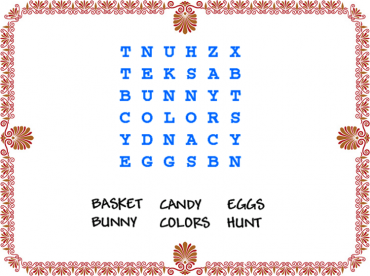 Easter Printable Word Search Puzzles